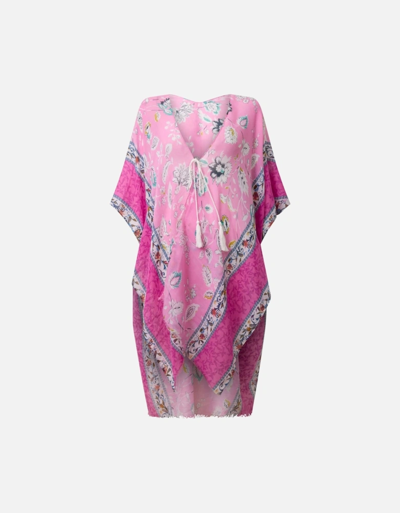 Floral Paisley Pink Kaftan - VIP