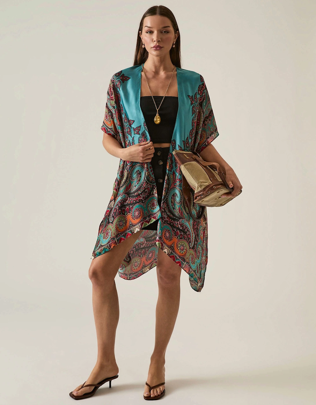 Paisley Print Kaftan