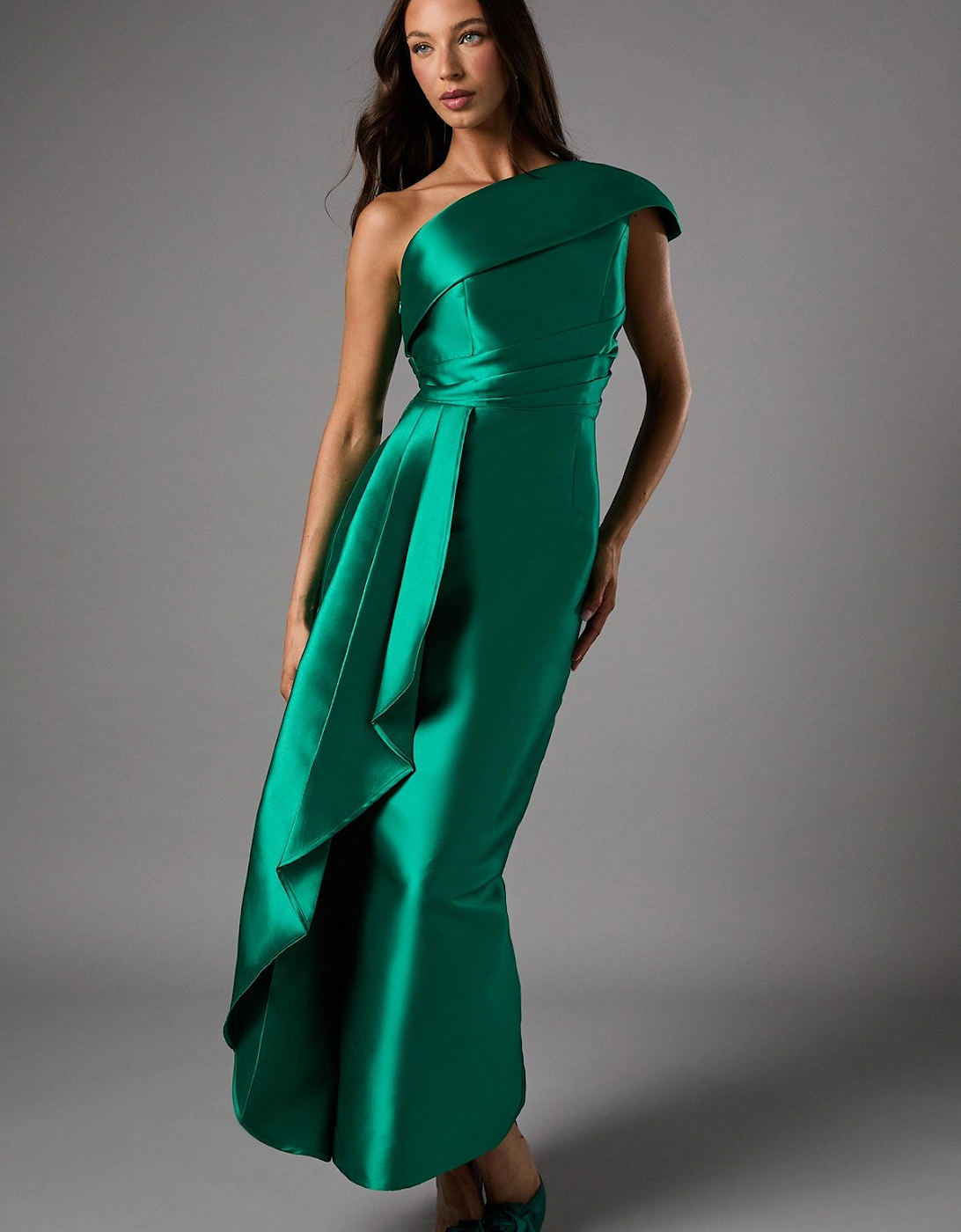 One Shoulder Column Dress, 2 of 1