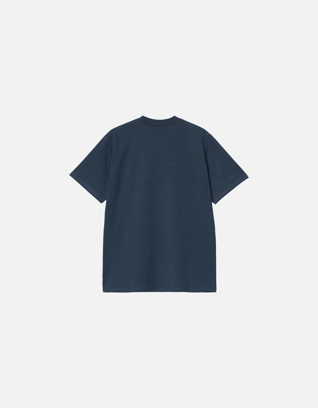 University Script T-shirt - Ink/White