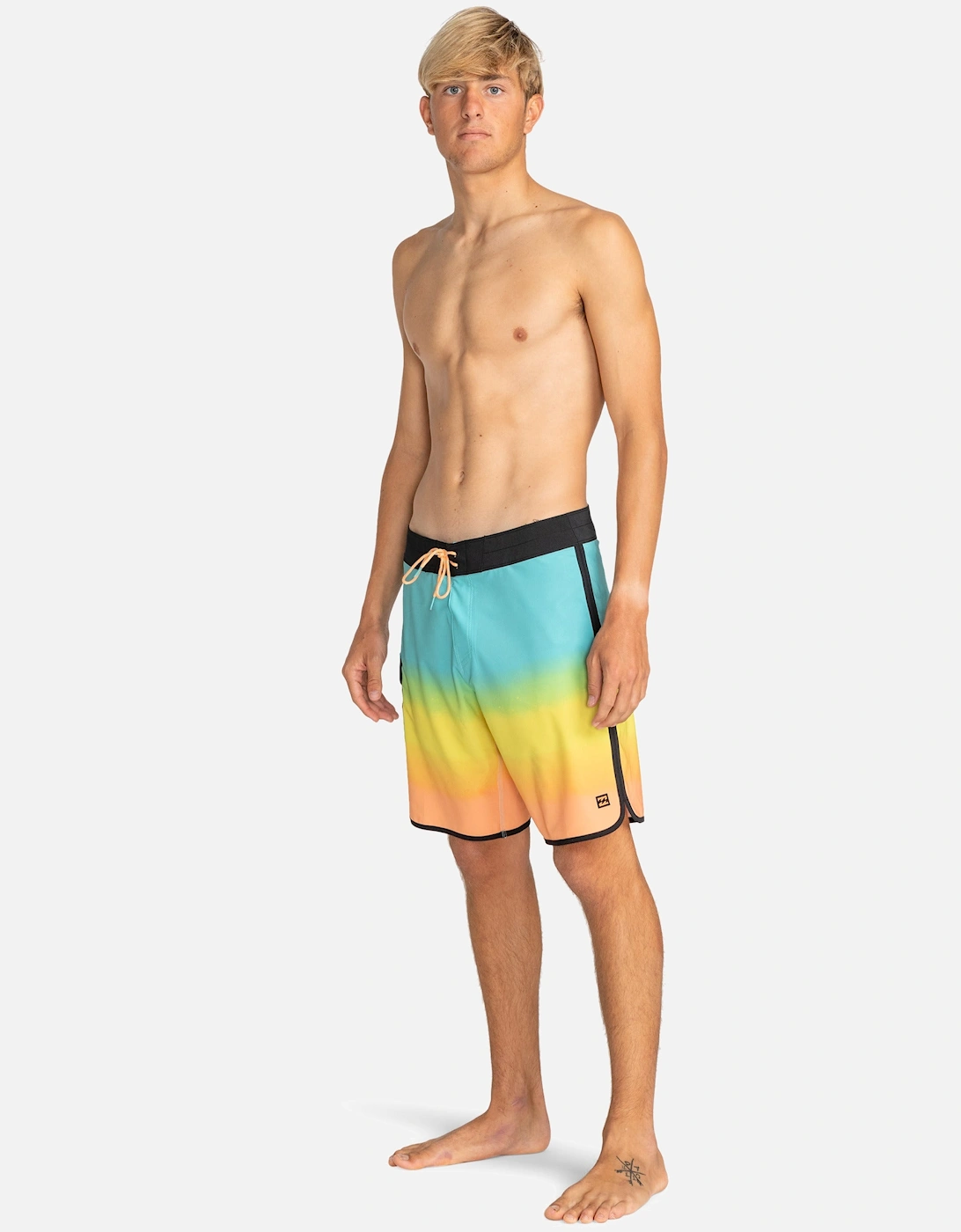 Mens 73 Fade Pro 19" Boardshorts, 2 of 1