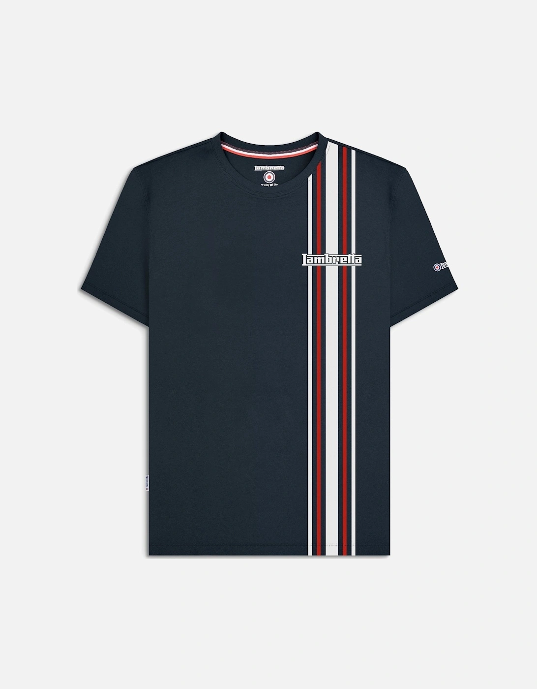 Mens Side Stripe Tee, 2 of 1