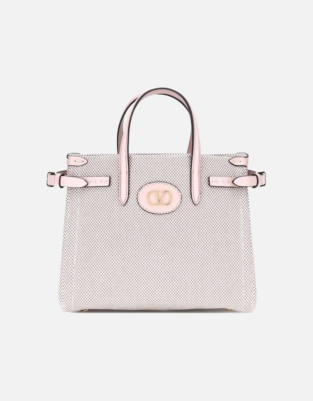 Refined Leather Tote Handbag with Adjustable Strap Women - Beige, 5 of 4