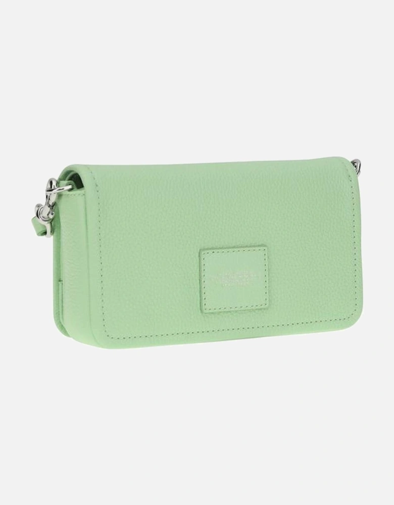 Grained Leather Mini Shoulder Bag Women - Green