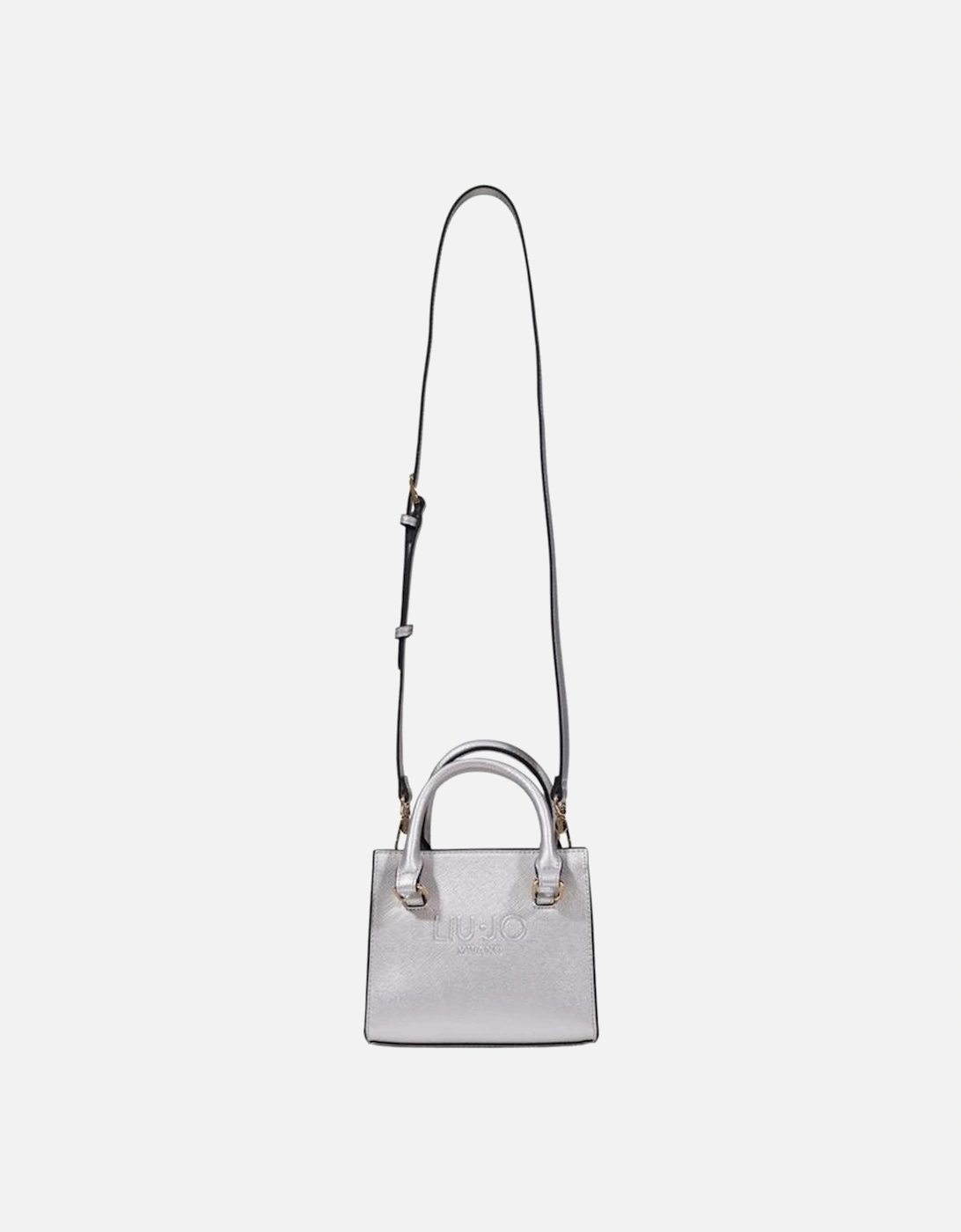 Elegant XS Tote Handbag with Adjustable Strap Women - Silver, 6 of 5