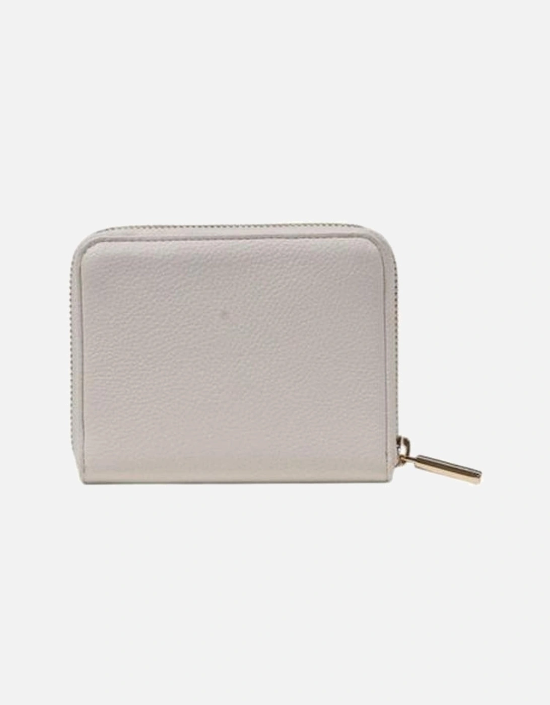 Womens Medium Polyurethane Wallet - Cream