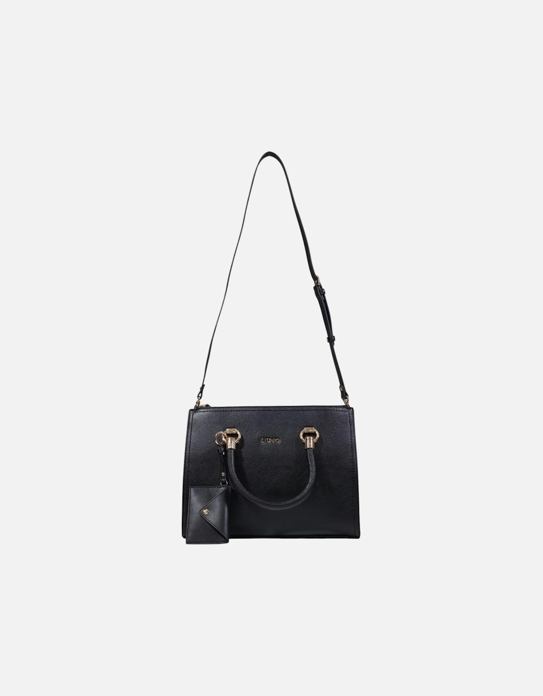 Large Polyurethane Tote Bag Women - Black Handbags, 6 of 5