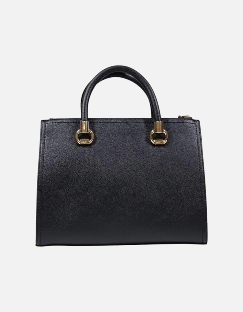 Large Polyurethane Tote Bag Women - Black Handbags