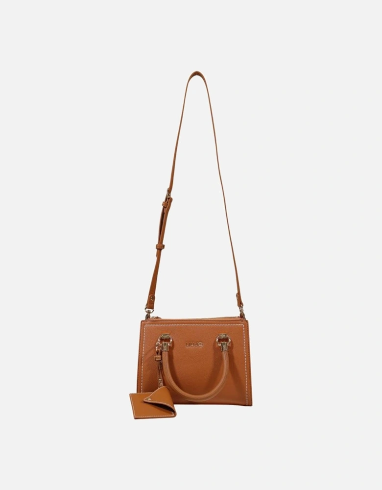 Medium Polyurethane Structured Handbag Women - Brown
