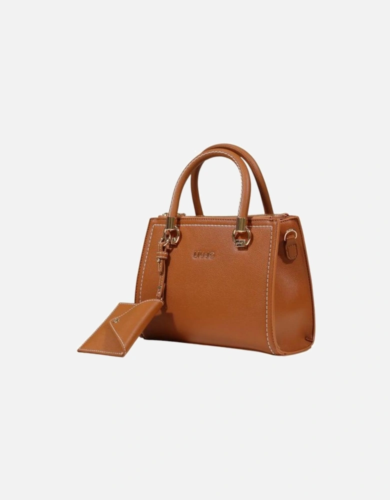 Medium Polyurethane Structured Handbag Women - Brown