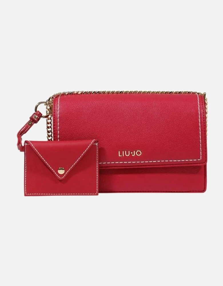 Medium Polyurethane Shoulder Bag Women - Red Handbags