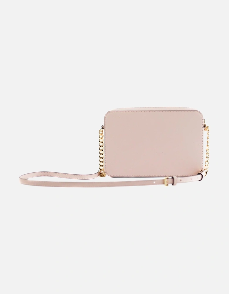 Saffiano Leather Crossbody Bag with Zipper Closure Women - Gold And
