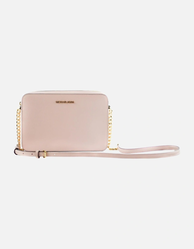 Saffiano Leather Crossbody Bag with Zipper Closure Women - Gold And
