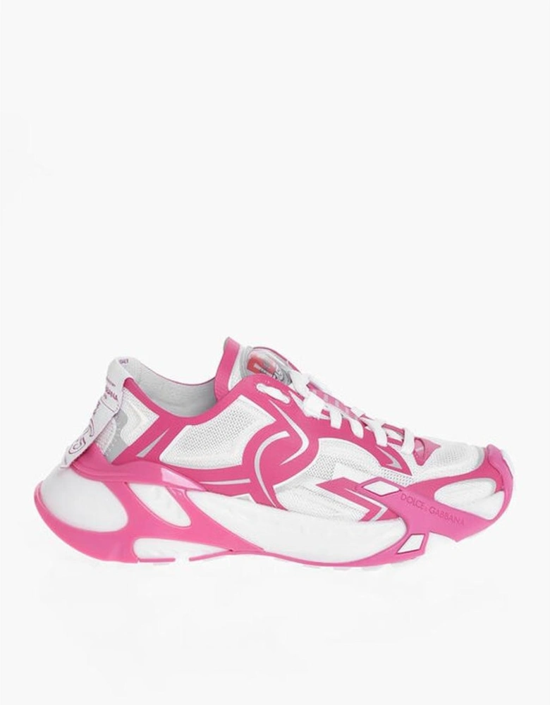 Lace-Up Canvas Sneakers with Rubber Sole Women - Multicolor