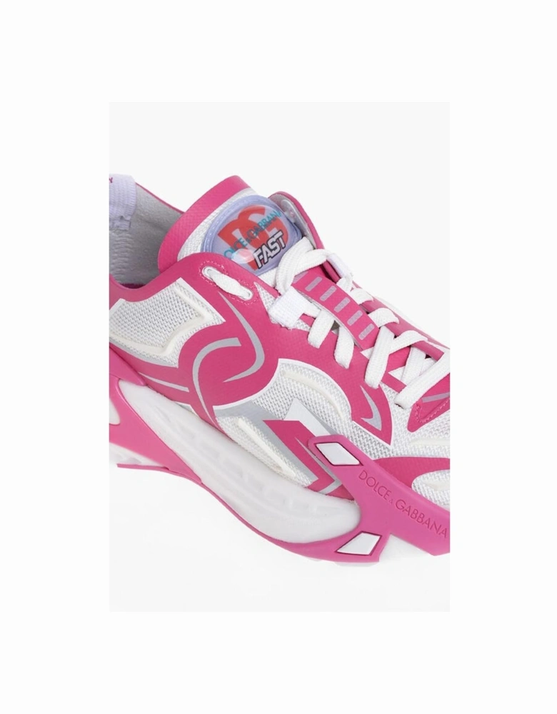Lace-Up Canvas Sneakers with Rubber Sole Women - Multicolor