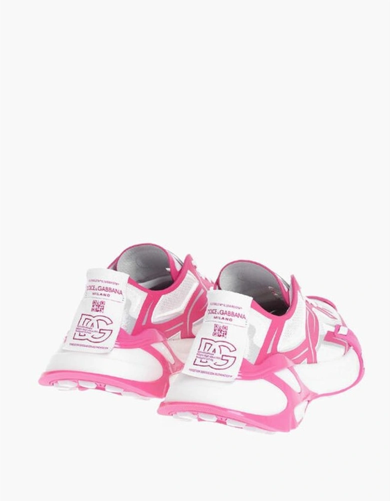 Lace-Up Canvas Sneakers with Rubber Sole Women - Multicolor