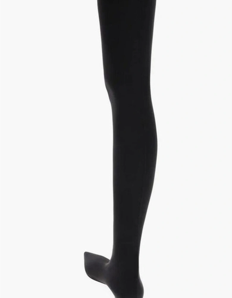 Festive Narrow Toeline Goatskin Shoes Women - Black Boots