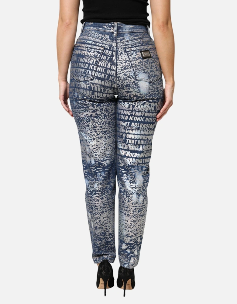 High Waist Stretch Denim Jeans Women - Blue Jeans
