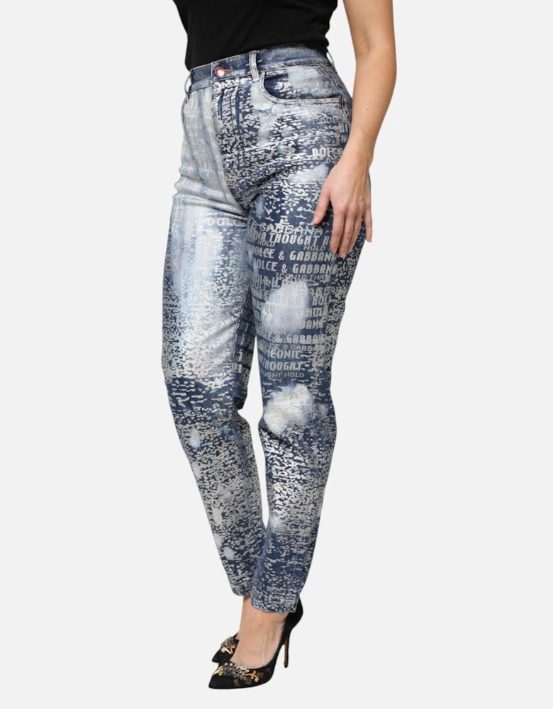 High Waist Stretch Denim Jeans Women - Blue Jeans
