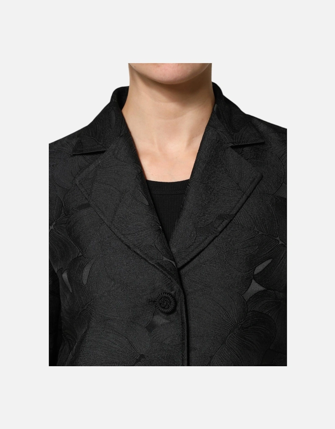 Single Breasted Trench Coat Jacket Women - Black Jackets