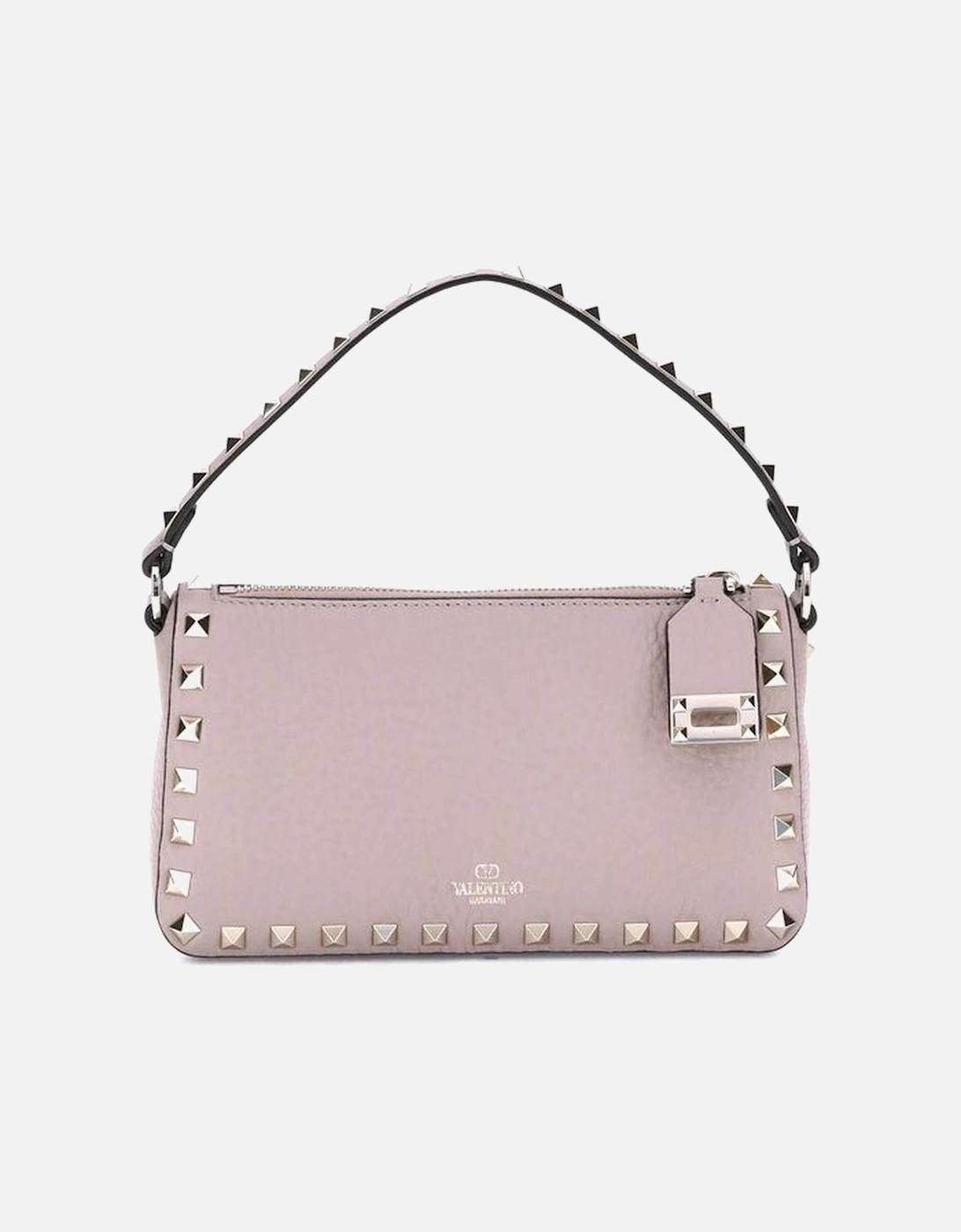 Rockstud Zip-Up Shoulder Bag with Studded Handle Women - Multicolor, 5 of 4