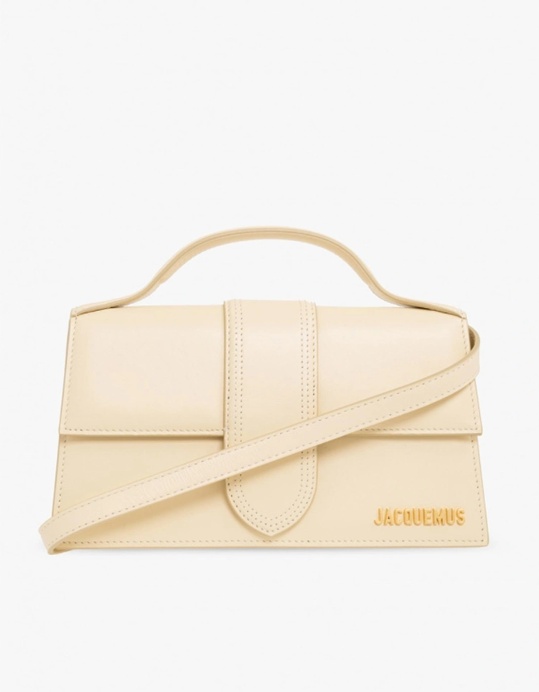 Le Grand Bambino Leather Bag with Gold Hardware Women - Beige Handbags, 7 of 6