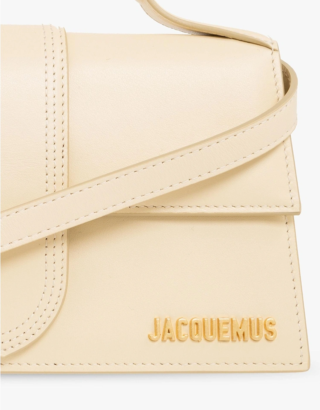 Le Grand Bambino Leather Bag with Gold Hardware Women - Beige Handbags