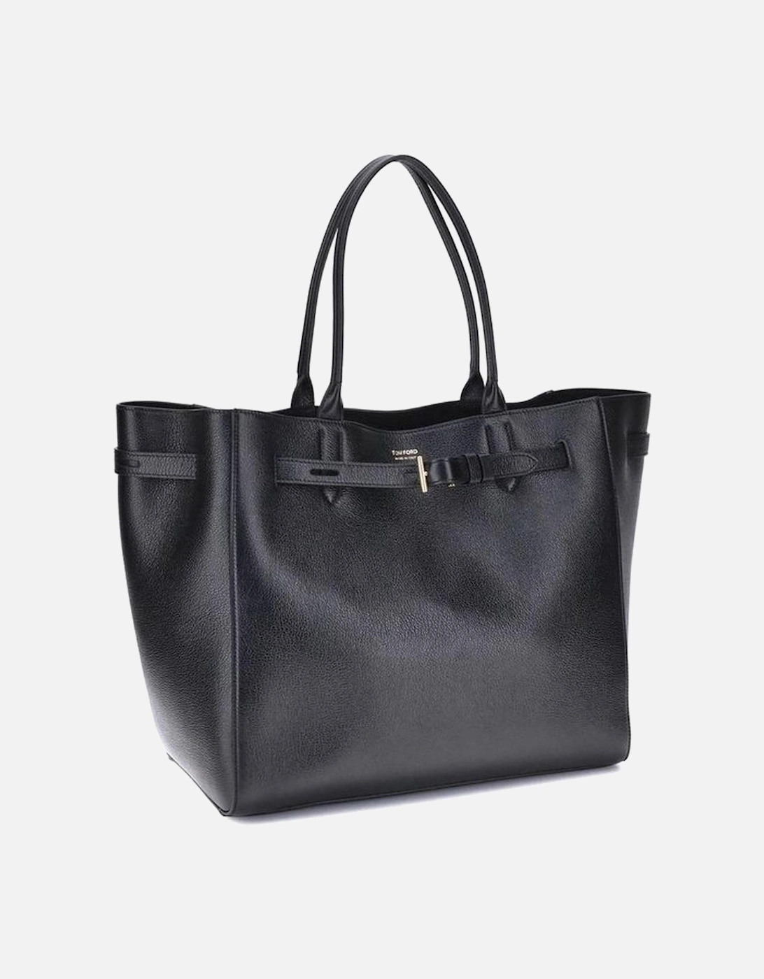 Large Audrey Tote Bag with Buckle Detail Women - Black Shoulder Bags