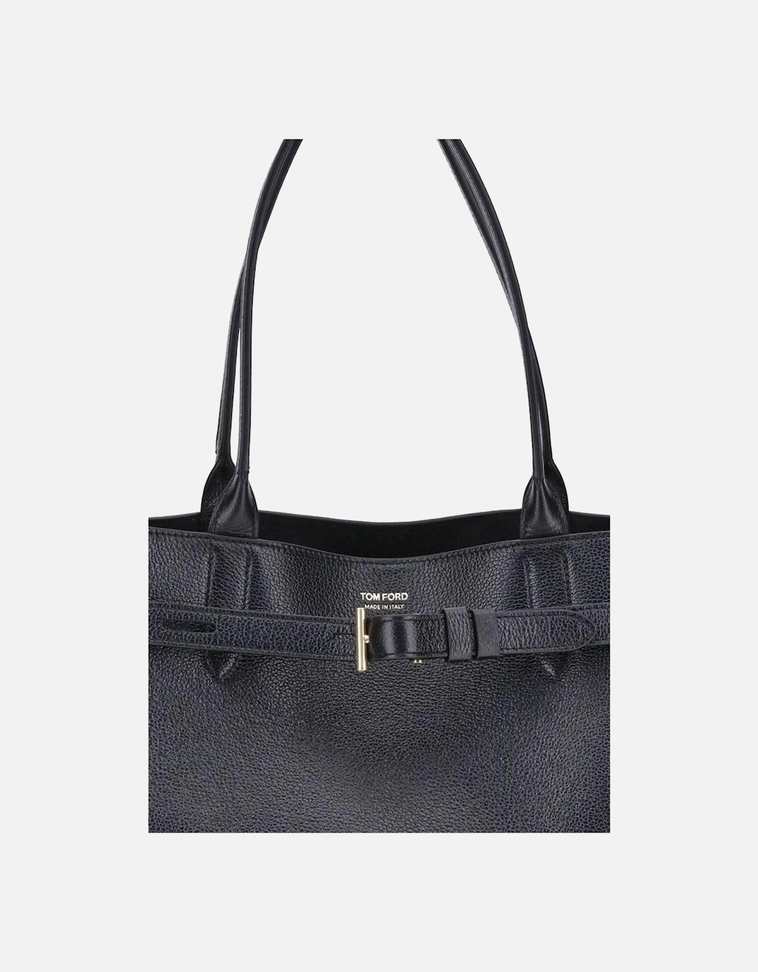 Large Audrey Tote Bag with Buckle Detail Women - Black Shoulder Bags