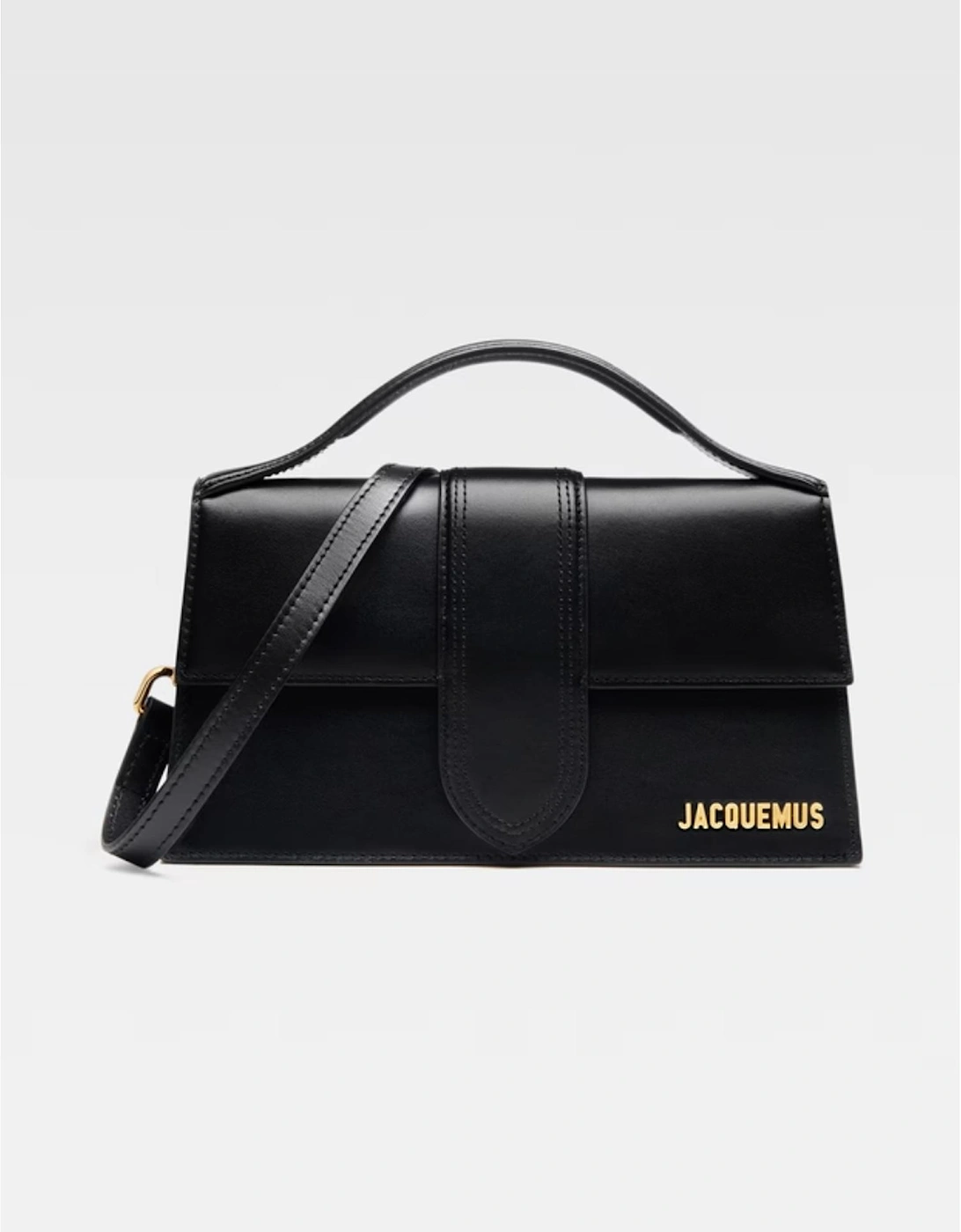 Le Grand Bambino Leather Bag with Gold Hardware Women - Black Handbags, 6 of 5