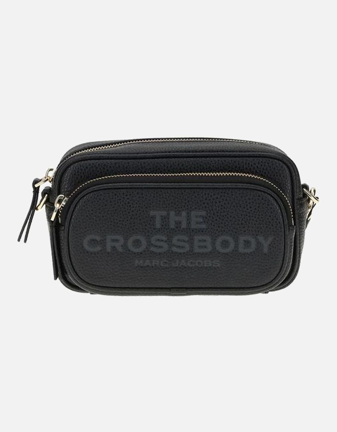 Leather Shoulder Bag with Adjustable Strap Women - Black, 5 of 4