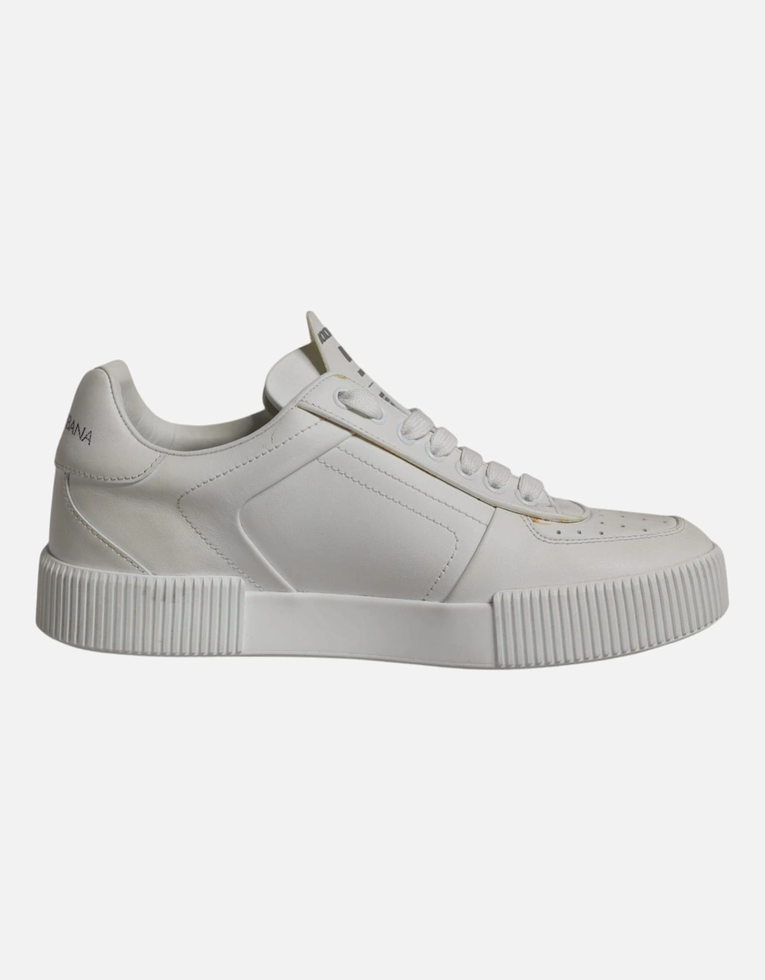 Low Top Calfskin Leather Sneakers Women - White, 7 of 6