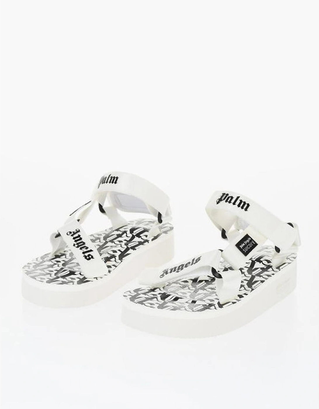 Rubber Sole Ankle Buckle Sandals Women - White, 5 of 4