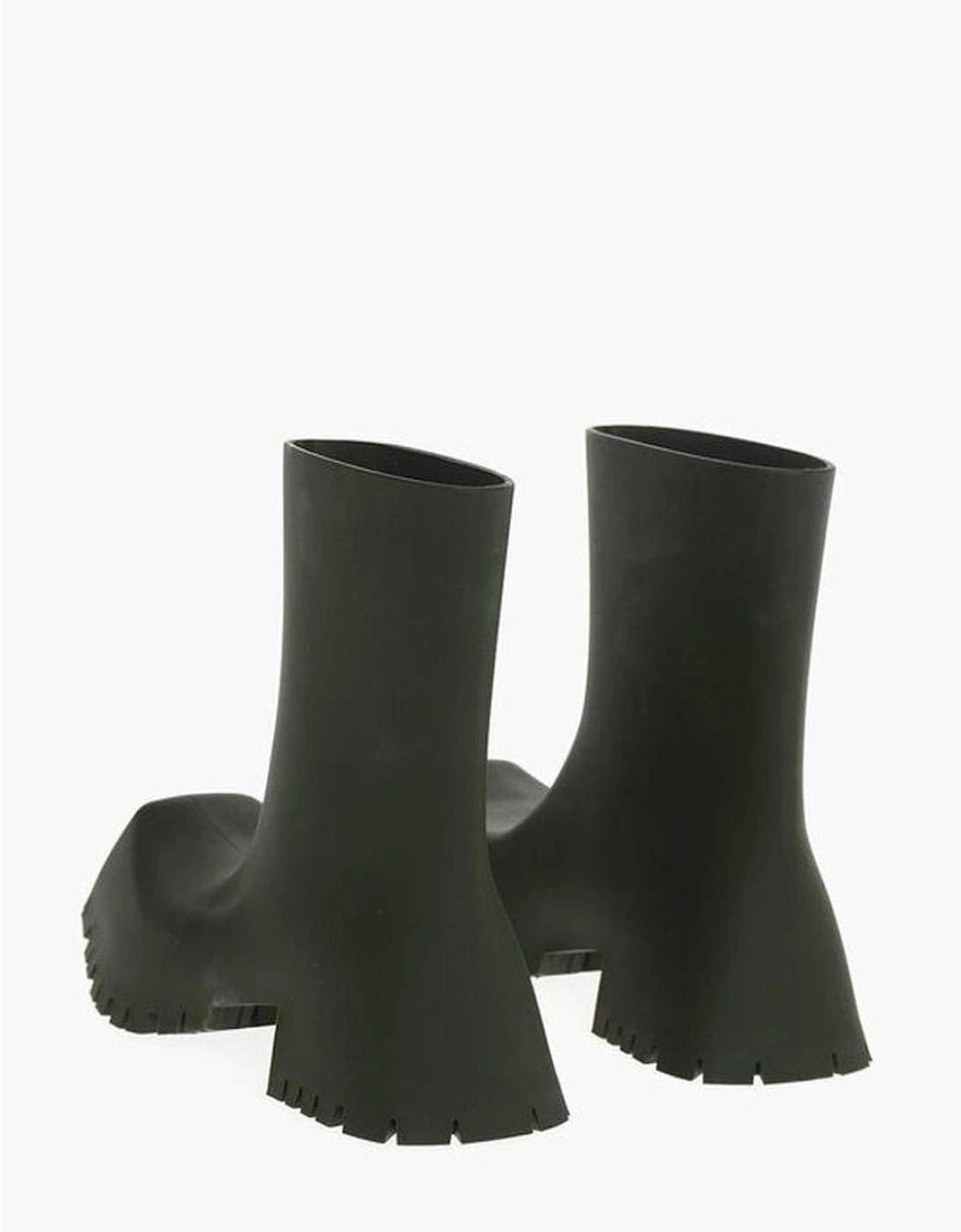 Rubber Pull-On Boots with Rugged Sole Women - Army