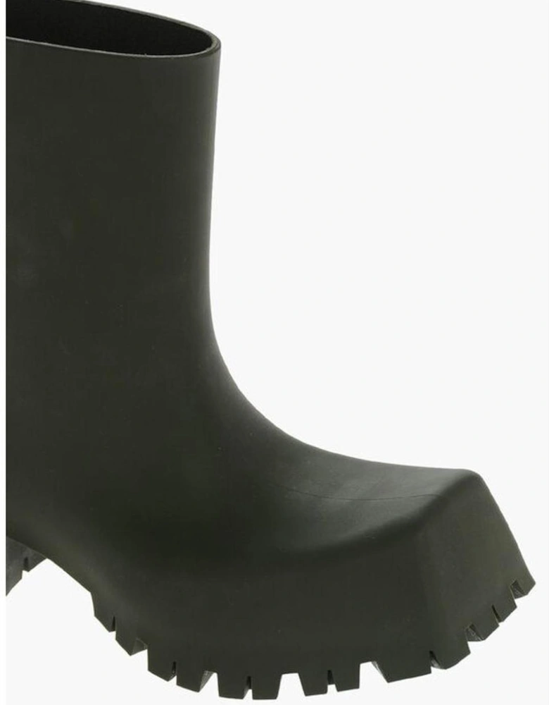 Rubber Pull-On Boots with Rugged Sole Women - Army