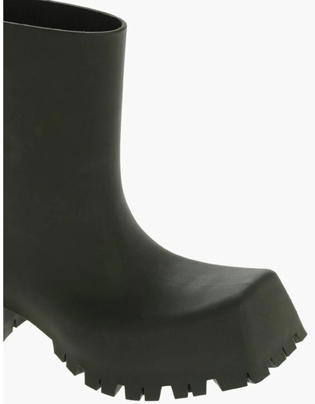 Rubber Pull-On Boots with Rugged Sole Women - Army