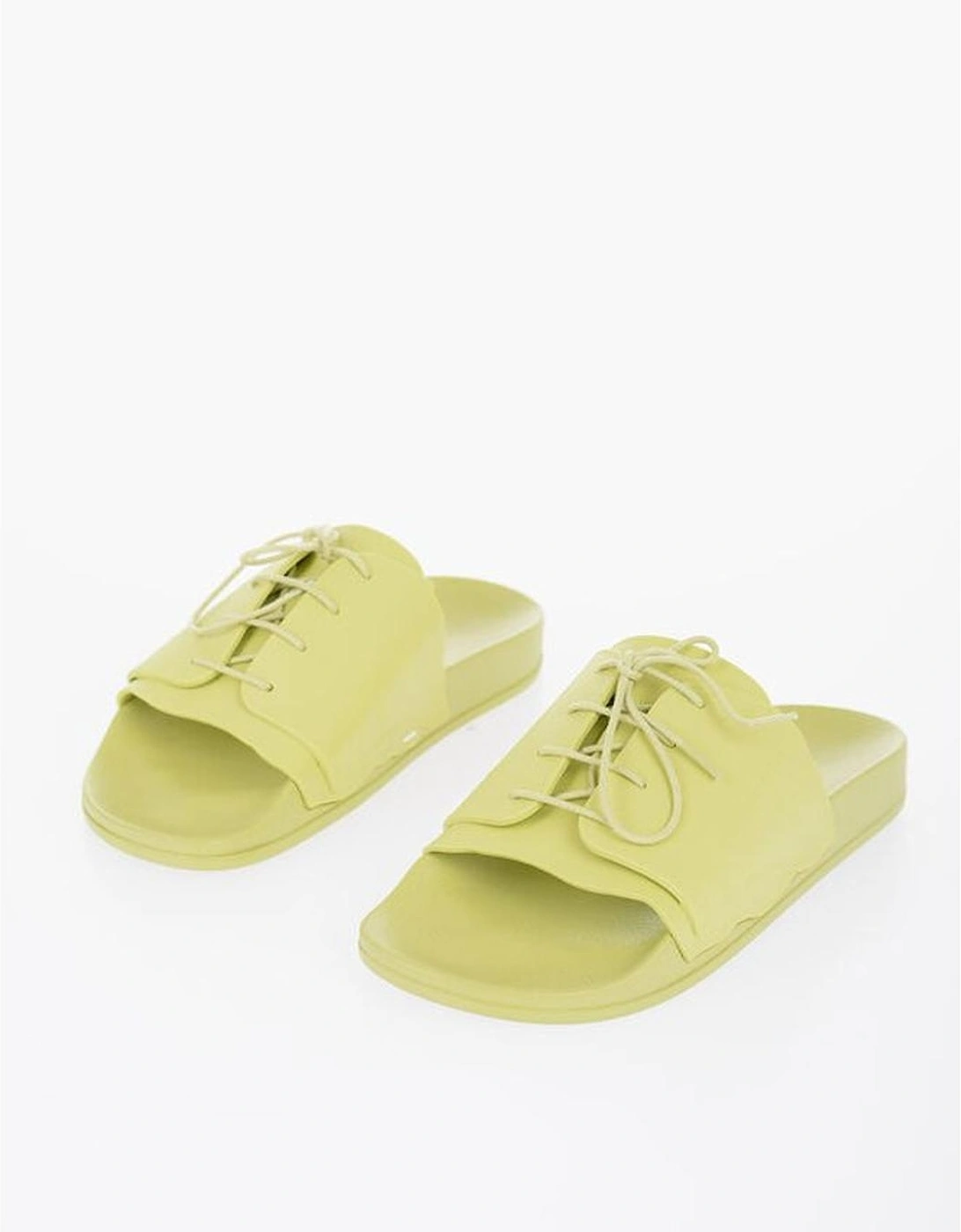 Rubber Sole Slip-On Lace-Up Sneakers Women - Green Sandals, 5 of 4