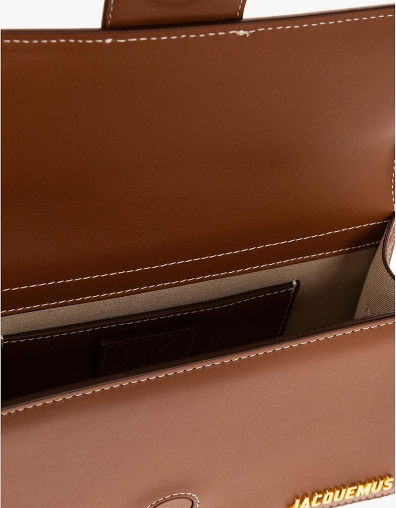 Le Grand Bambino Leather Bag with Gold Hardware Women - Brown Handbags