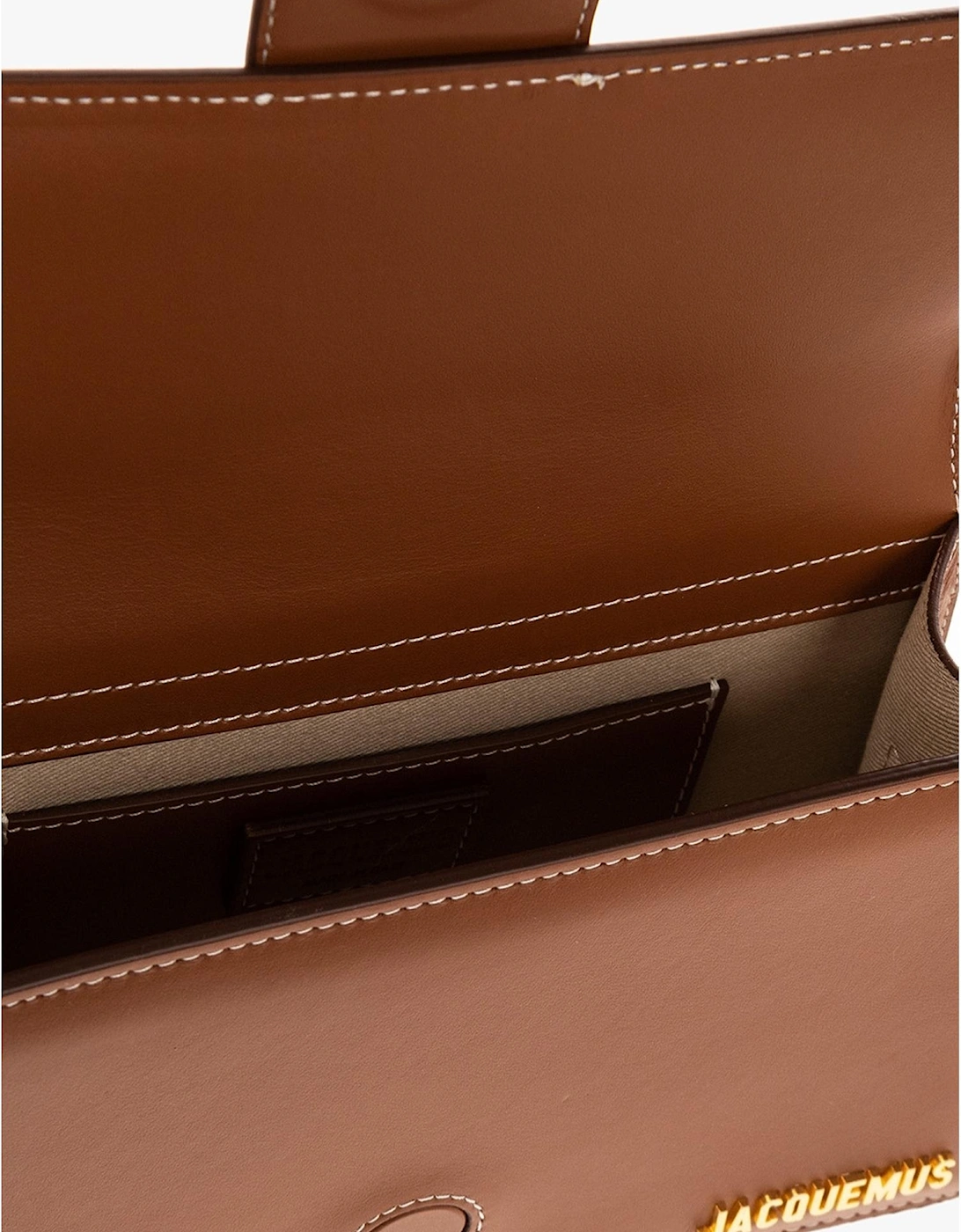 Le Grand Bambino Leather Bag with Gold Hardware Women - Brown Handbags