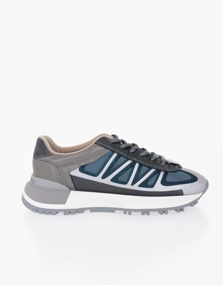 Lace-Up Sneakers with Rubber Sole Women - Gray