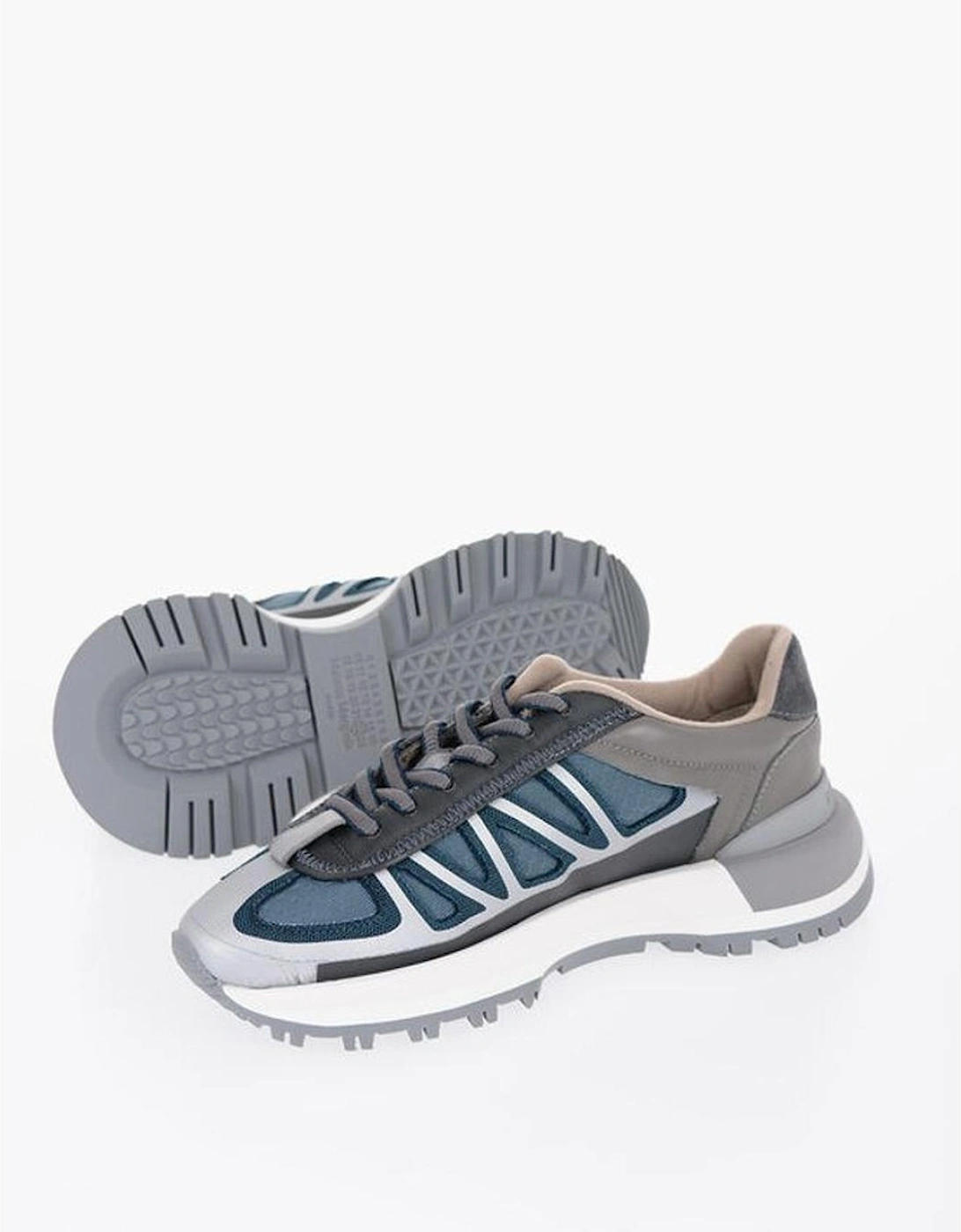 Lace-Up Sneakers with Rubber Sole Women - Gray, 5 of 4