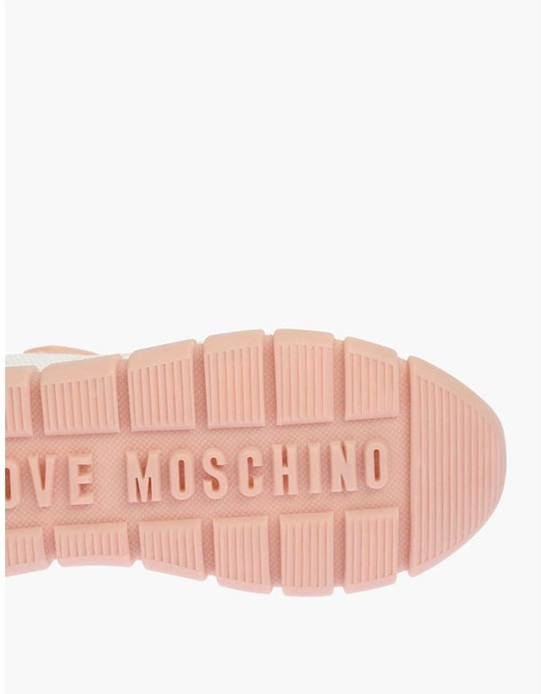 Lace-Up Sneakers with Rubber Sole and Logo Women - White