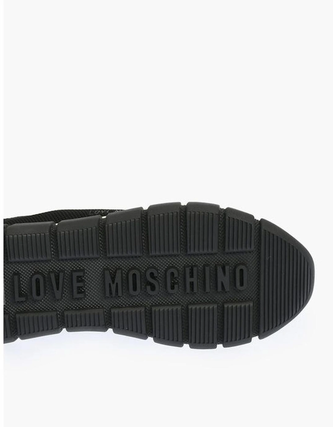 Lace-Up Sneakers with Rubber Sole Women - Black