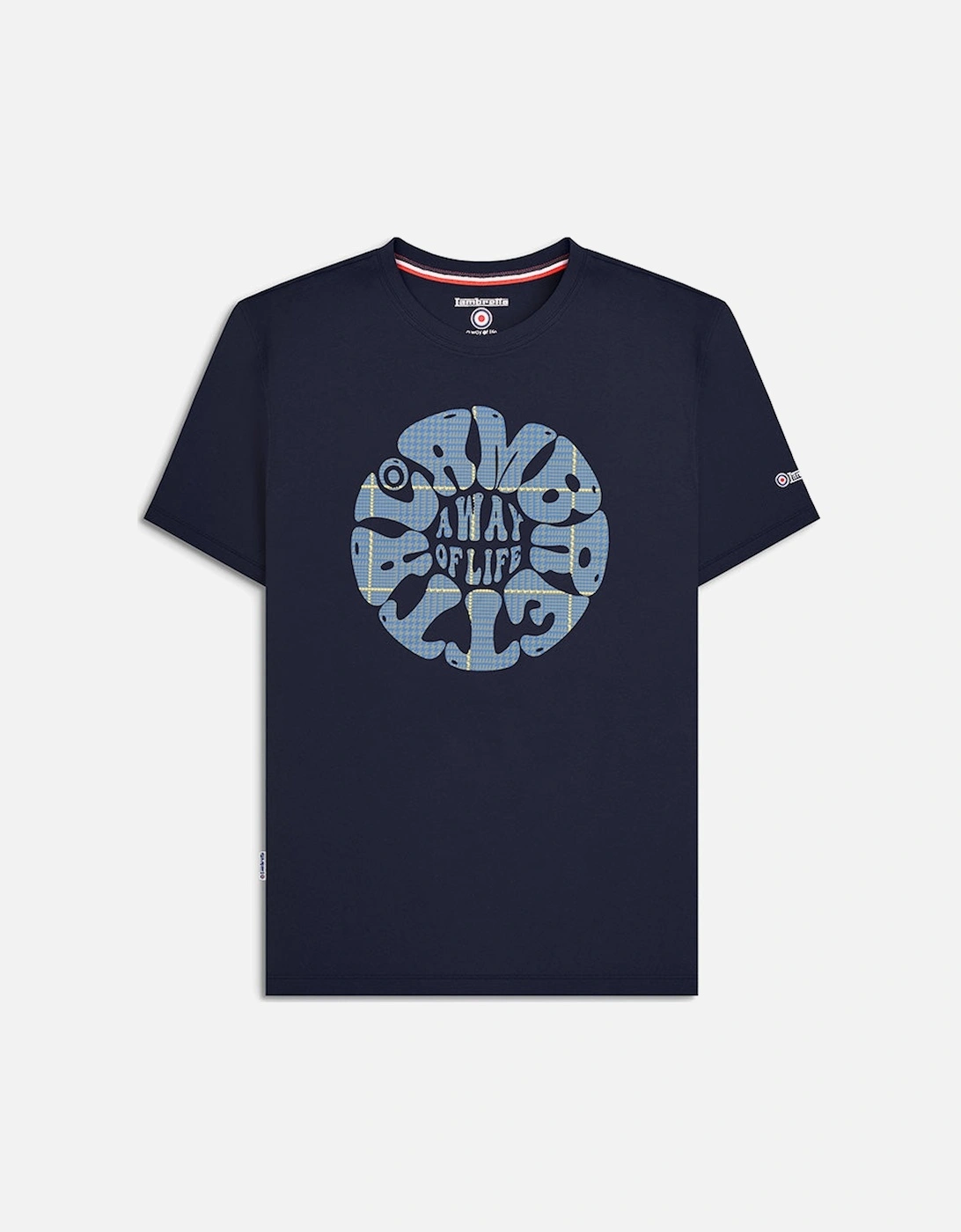 Mens Pow Roundel Crew Neck Retro T-Shirt, 2 of 1