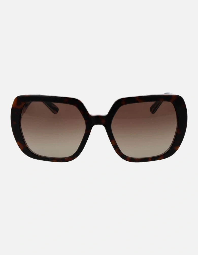 Square Gradient Full-Rim Acetate Sunglasses Women - Brown
