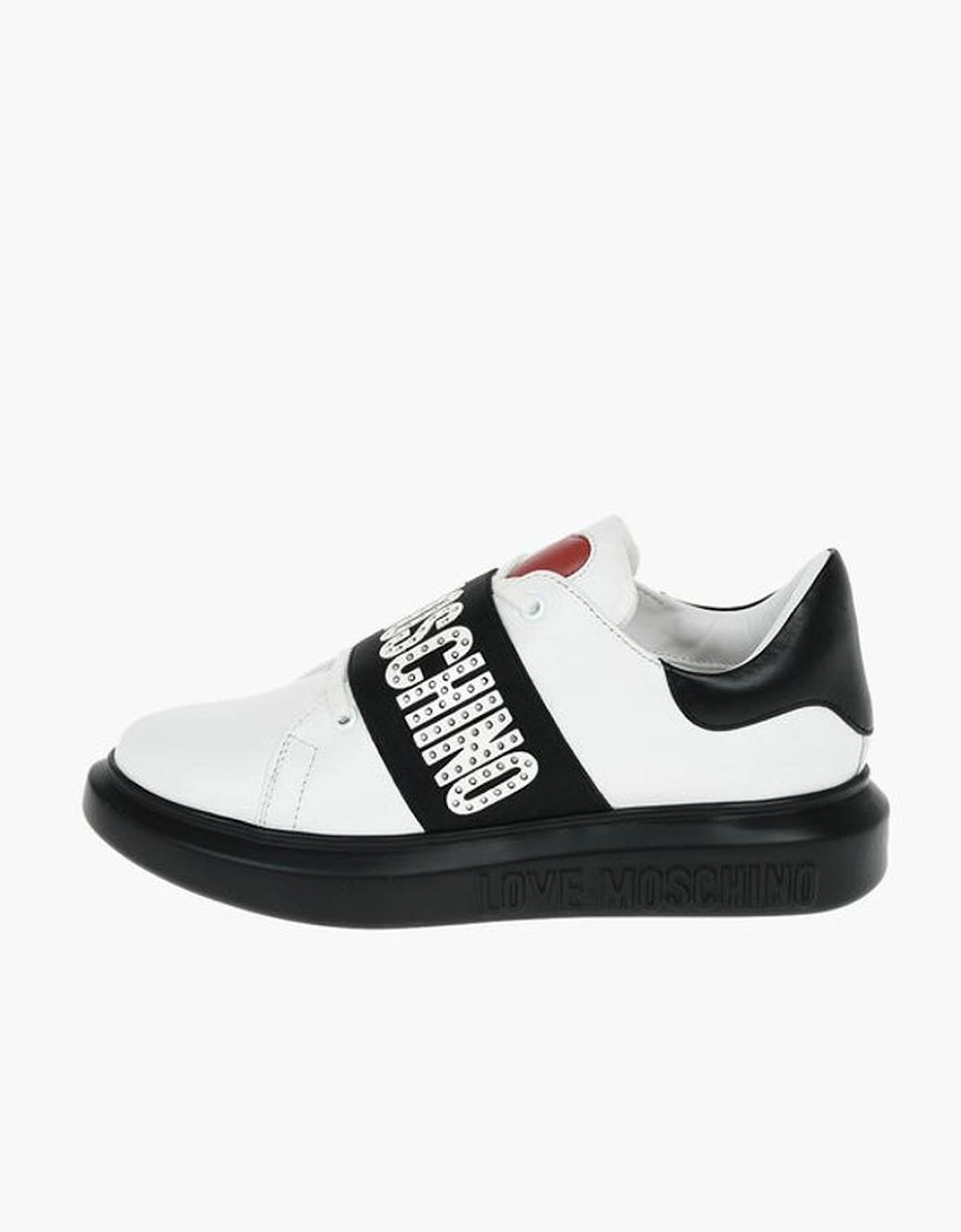 Lace-up Leather Sneakers with Studded Detailing Women - Black And