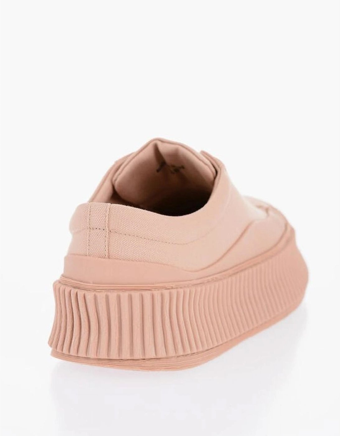 Canvas Lace-Up Platform Sneakers Women - Multicolor