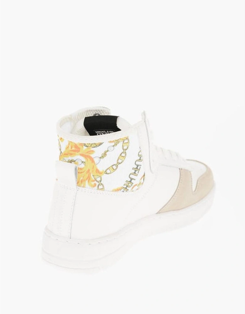 Lace-Up Techno Fabric Sneakers Women - White