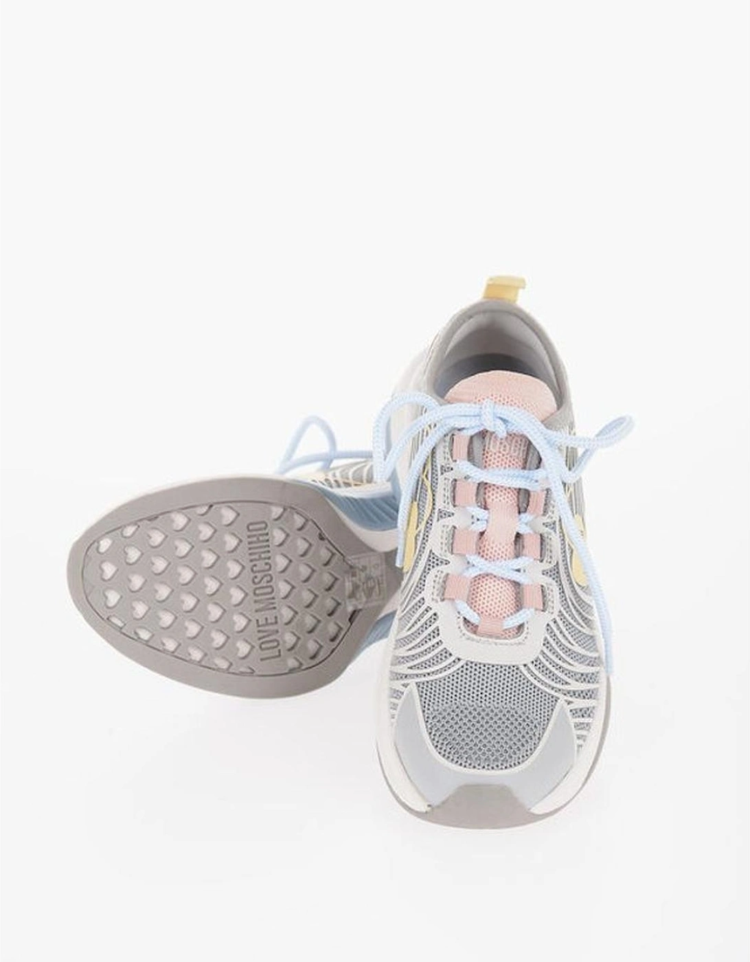 Canvas Lace-up Sneakers with Rubber Sole Women - Blue, 6 of 5