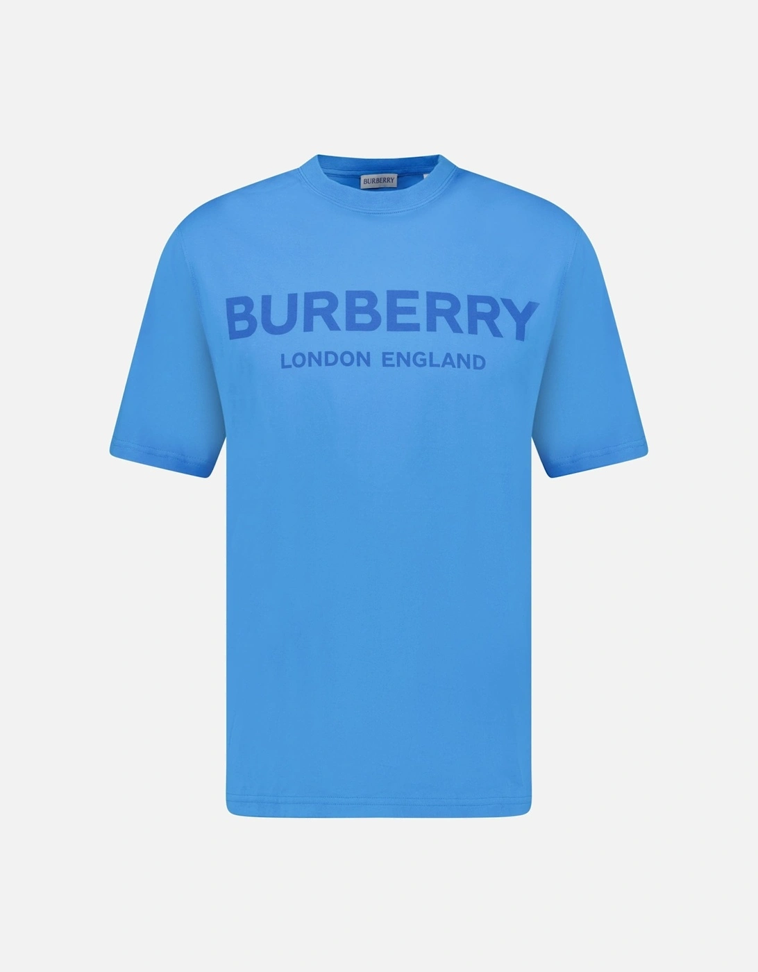 Burberry 'Ellison' Logo Print T-Shirt Blue